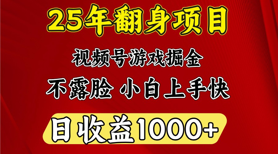 一天收益1000+ 25年开年落地好项目-大熊网创