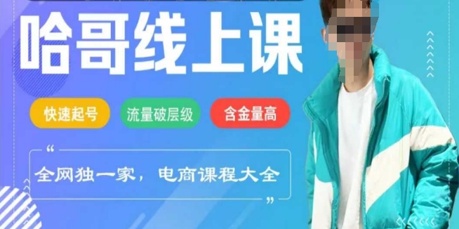 电商线上课程2025年，快速起号，流量破层级，这套方法起号率99%-大熊网创