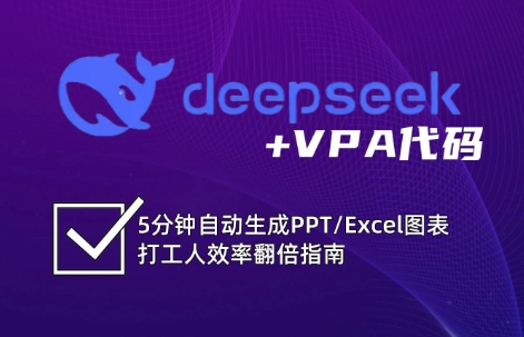 DeepSeek从入门到精通：解锁Excel和VBA高效办公新技能-网创星球