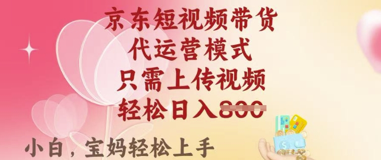京东短视频带货，2025翻身项目，只需上传视频，单月稳定变现8k+【揭秘】-网创星球