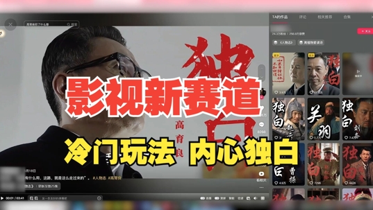 最新影视解说玩法，人物独白，30天涨粉24万+，全流程拆解【揭秘】-网创星球
