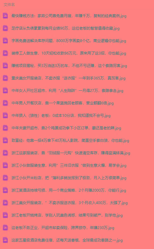 图片[1]-(9607期)真实有效391套商业模式，年入几十到几百万案例解析(电子书+视频+图文)-大熊网创