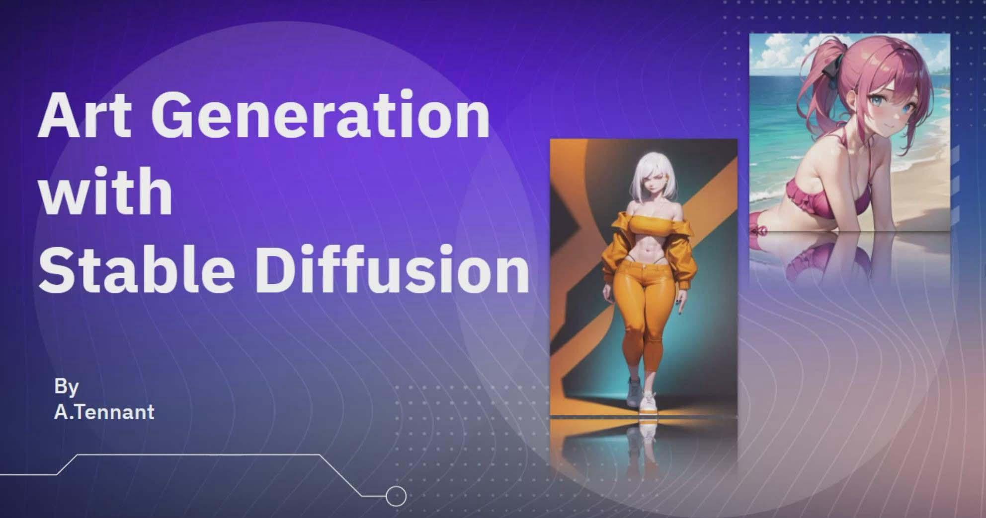 图片[1]-利用Stable Diffusion AI人工智能生成动漫艺术分步教程-14节课-中英字幕-大熊网创