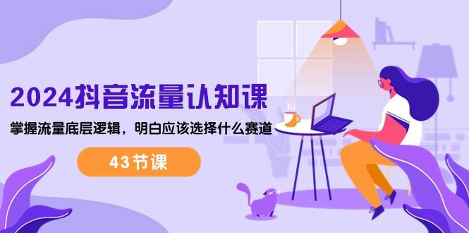 2024抖音流量·认知课：掌握流量底层逻辑，明白应该选择什么赛道 (43节课-大熊网创