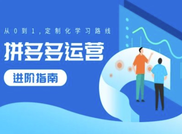 拼多多运营进阶指南，从0到1定制化学习路线-大熊网创