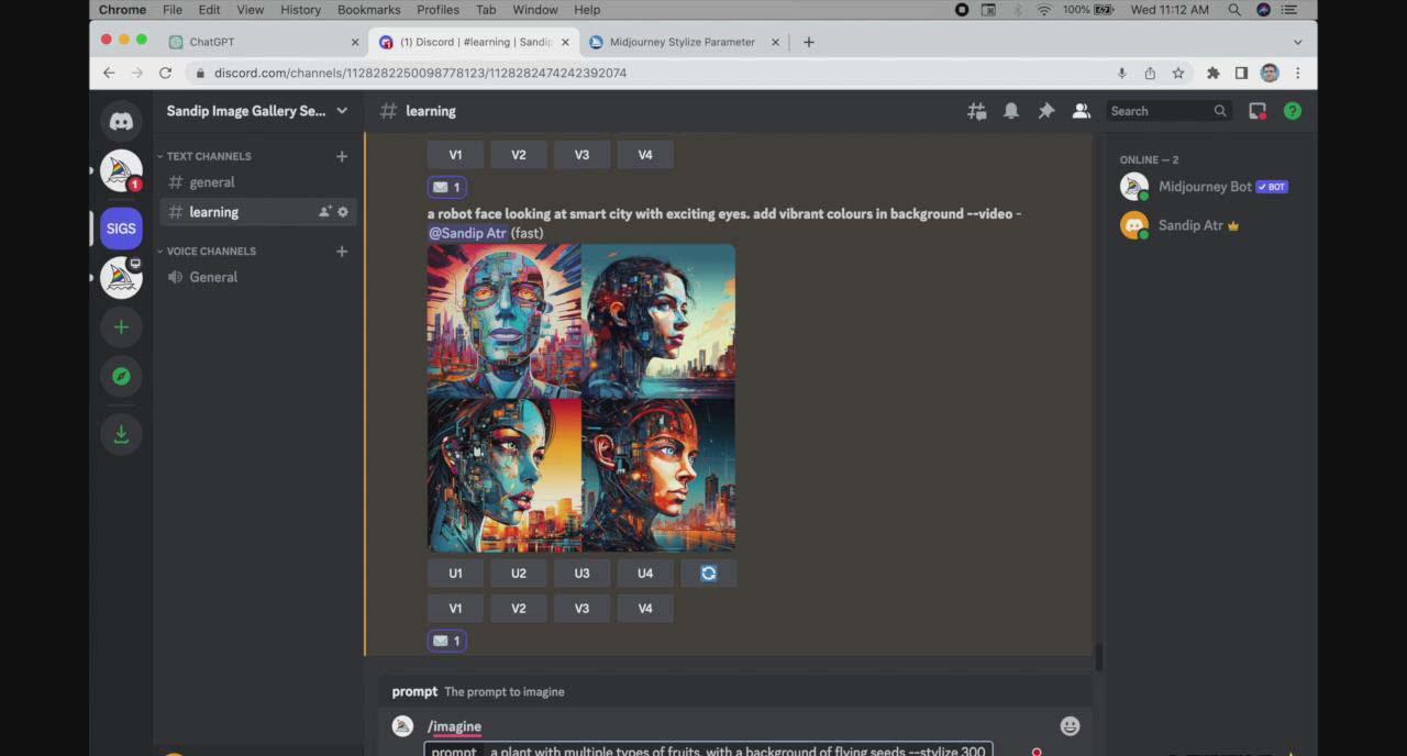 图片[2]-ChatGPT4 和 MidJourney AI 绘画聊天革命性指南教程-33节视频课-中英字幕-大熊网创