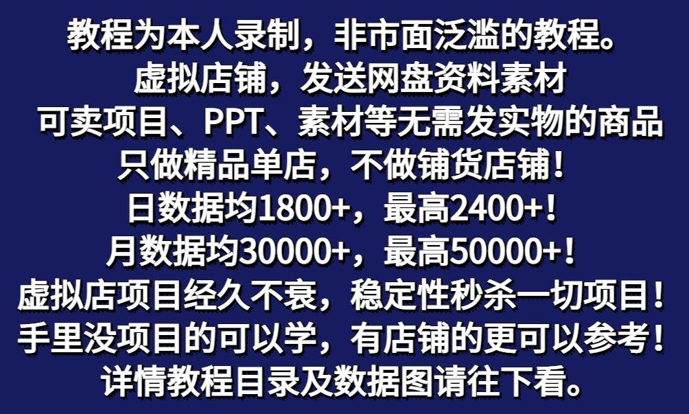 图片[2]-拼多多虚拟电商训练营月入50000+你也行，暴利稳定长久，副业首选-大熊网创