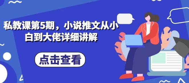 私教课第5期，小说推文从小白到大佬详细讲解-大熊网创