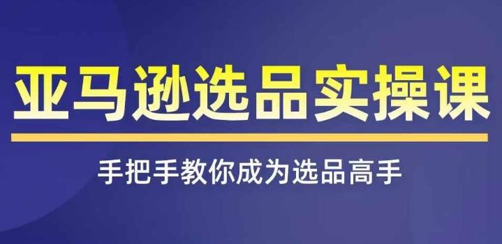 亚马逊选品实操课程，快速掌握亚马逊选品的技巧，覆盖亚马逊选品所有渠道-大熊网创