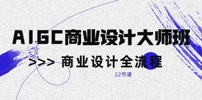 AIGC-商业设计大师班，商业设计全流程(22节课-网创星球
