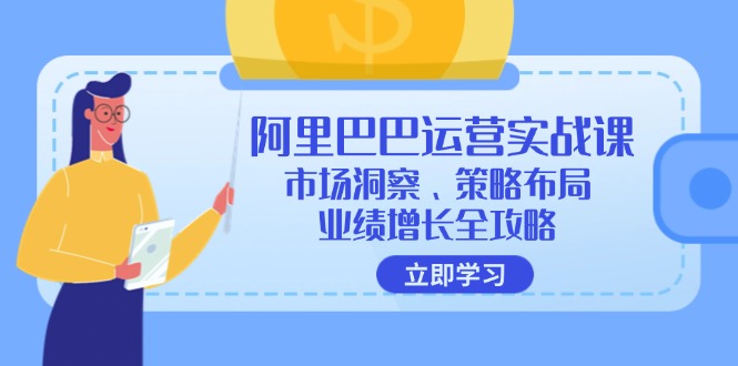 阿里巴巴运营实战课：市场洞察、策略布局、业绩增长全攻略-大熊网创