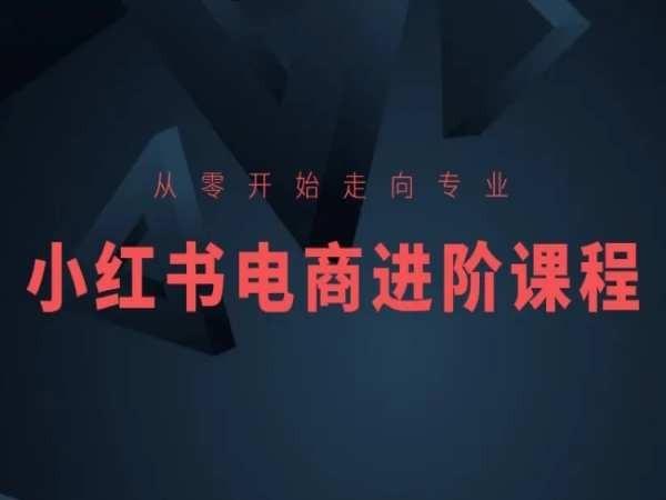 从零开始走向专业，小红书电商进阶课程-网创星球