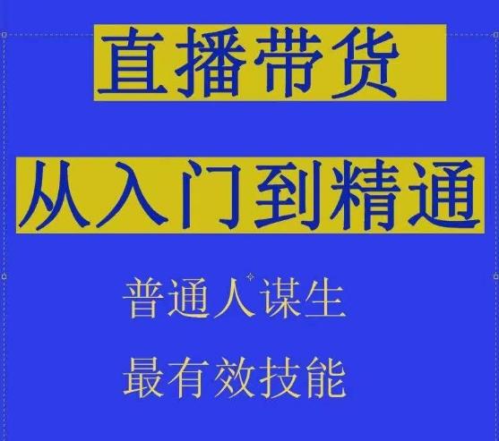2024抖音直播带货直播间拆解抖运营从入门到精通，普通人谋生最有效技能-大熊网创
