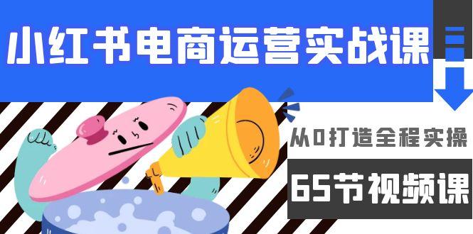 (9724期)小红书电商运营实战课，从0打造全程实操(65节视频课)-网创星球