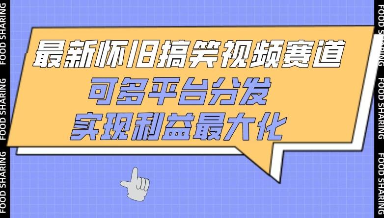 最新怀旧搞笑视频赛道，可多平台分发，实现利益最大化【揭秘】-大熊网创
