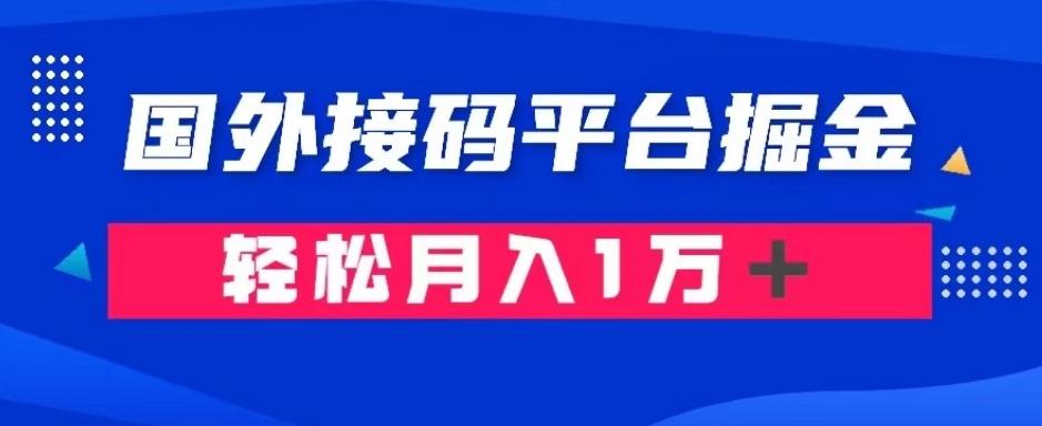 通过国外接码平台掘金：成本1.3，利润10＋，轻松月入1万＋【揭秘】-网创星球
