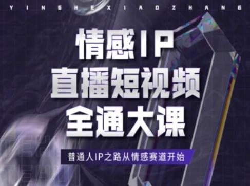 情感IP直播短视频全通大课，普通人IP之路从情感赛道开始-大熊网创