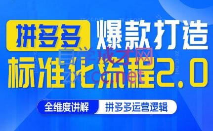 云杉老师·拼多多爆款打造标准化流程2.0-网创星球