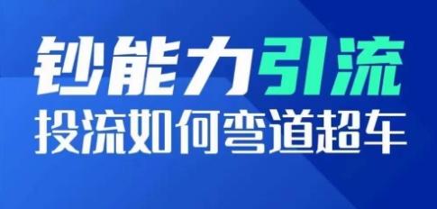 钞能力引流：投流如何弯道超车，投流系数及增长方法，创造爆款短视频-大熊网创