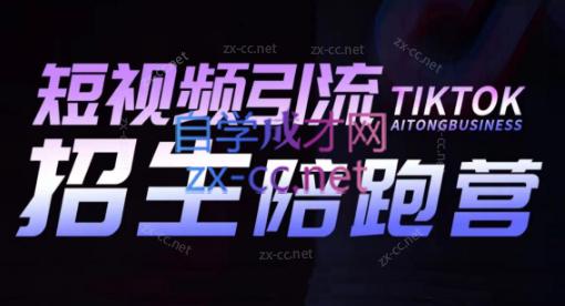 吴天老师·短视频引流招生陪跑营-大熊网创