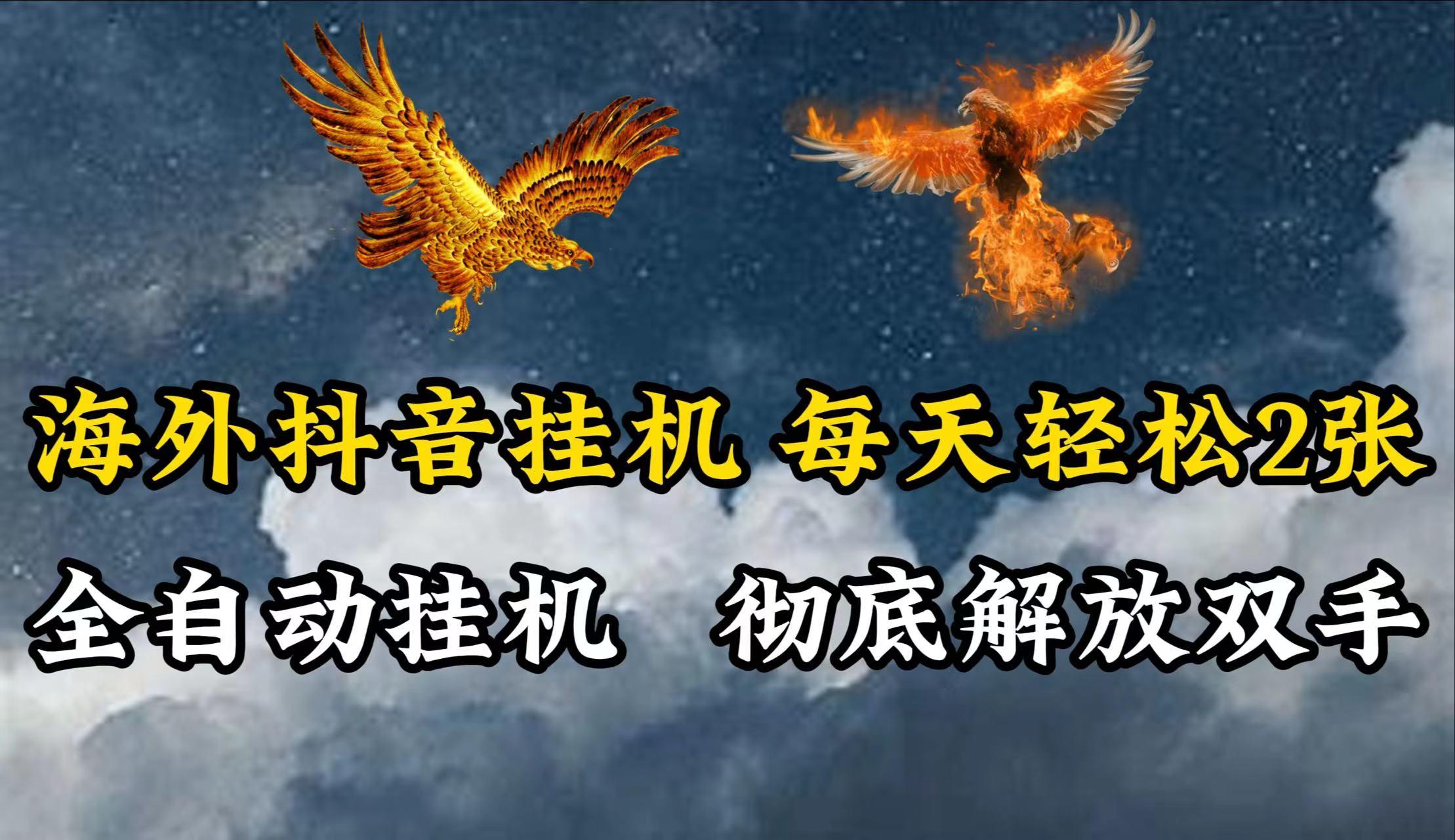 海外抖音挂机，每天轻松2张，全自动挂机，彻底解放双手！-大熊网创