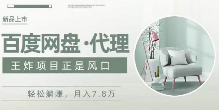 度盘代理，月入7w保姆级全方位教程-大熊网创