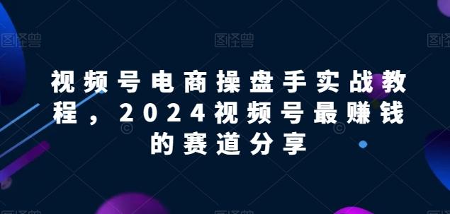 视频号电商实战教程，2024视频号最赚钱的赛道分享-网创星球