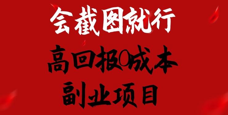会截图就行，高回报0成本副业项目，卖离婚模板一天1.5k+【揭秘】-网创星球