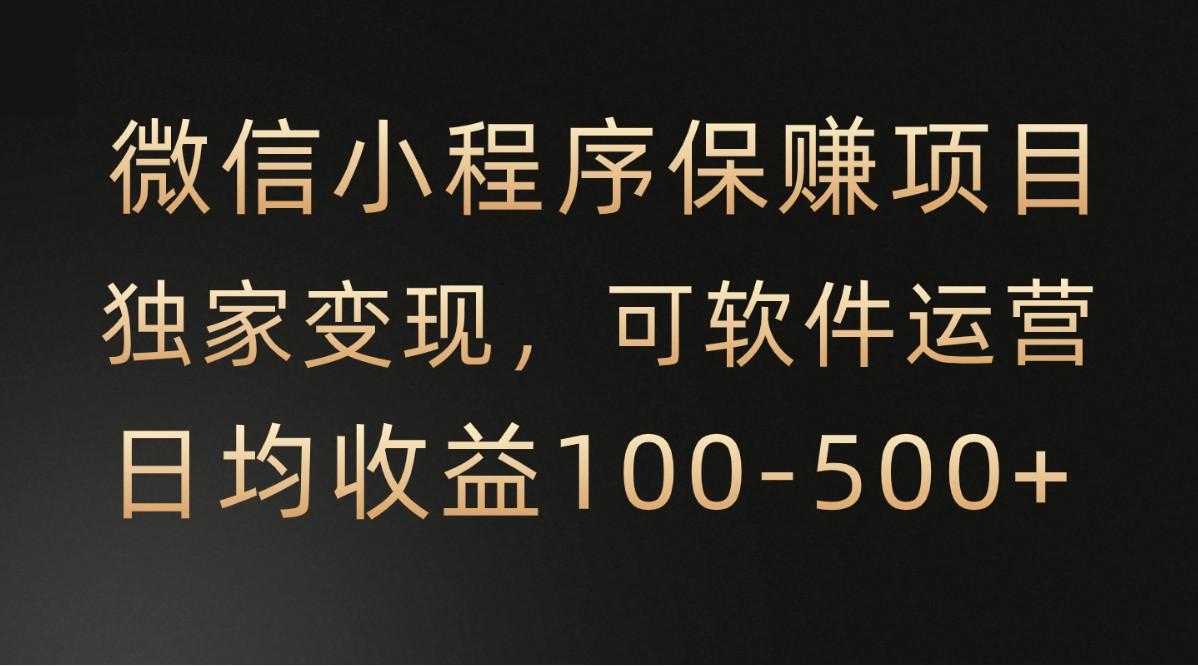 腾讯官方项目，可软件自动运营，稳定有保障，时间自由，永久售后，日均收益100-500+-大熊网创