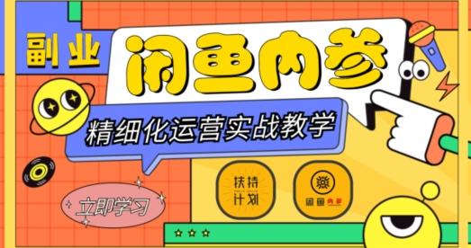 闲鱼精细化运营入门+高阶实战教学，从底层逻辑到轻松变现，多维度玩转闲鱼副业-大熊网创