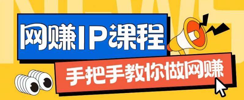 ip合伙人打造1.0，从0到1教你做网创，实现月入过万【揭秘】-大熊网创