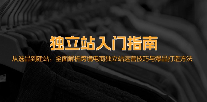 独立站入门指南：从选品到建站，全面解析跨境电商独立站运营技巧与爆品…-大熊网创