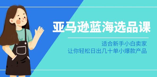 亚马逊-蓝海选品课：适合新手小白卖家，让你轻松日出几十单小爆款产品-大熊网创