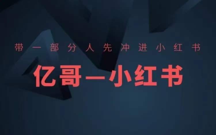 ​​带一部分人先冲进小红书，小红书开店、选品、爆款裂变-大熊网创