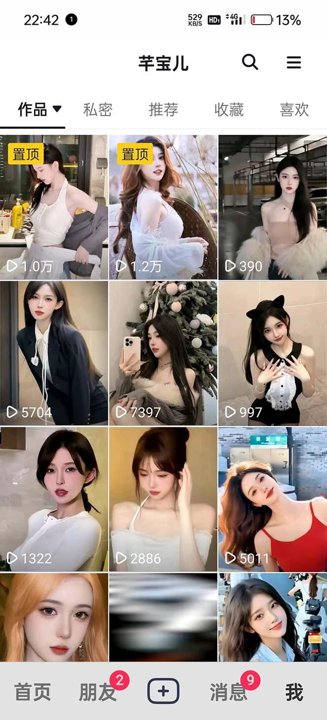 图片[2]-利用AI美女视频引粉，单号日引2000+，新手也能干(教程+软件)-网创星球