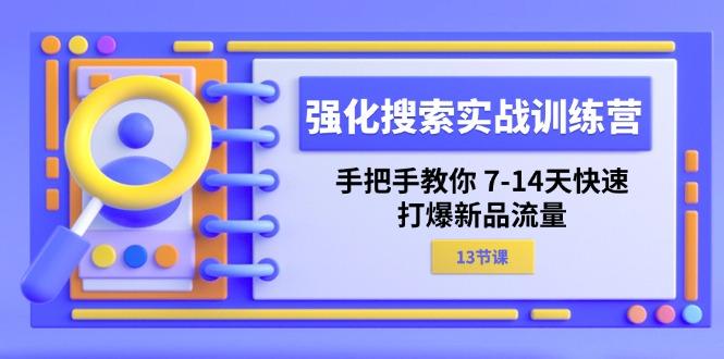 强化 搜索实战训练营，手把手教你 7-14天快速-打爆新品流量(13节课-网创星球