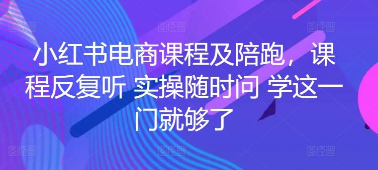 小红书电商课程及陪跑，课程反复听 实操随时问 学这一门就够了-网创星球