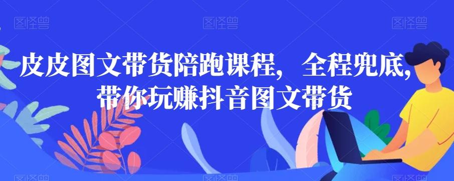 皮皮图文带货陪跑课程，全程兜底，带你玩赚抖音图文带货-大熊网创