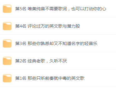 【无损音乐分享】网易云音乐收藏榜单前五名合集 精选好歌-大熊网创