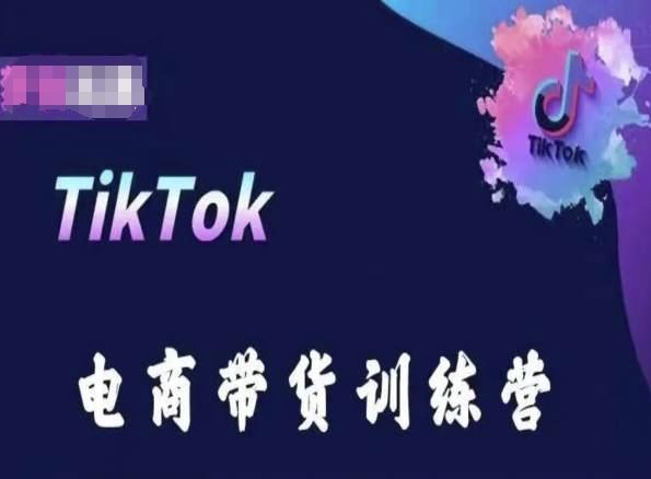 TikTok电商带货训练营，跟随时代潮流，跨境掘金-大熊网创