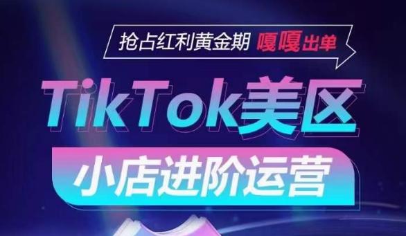 TikTok Shop美区小店进阶运营，抢占红利黄金期 嘎嘎出单-网创星球