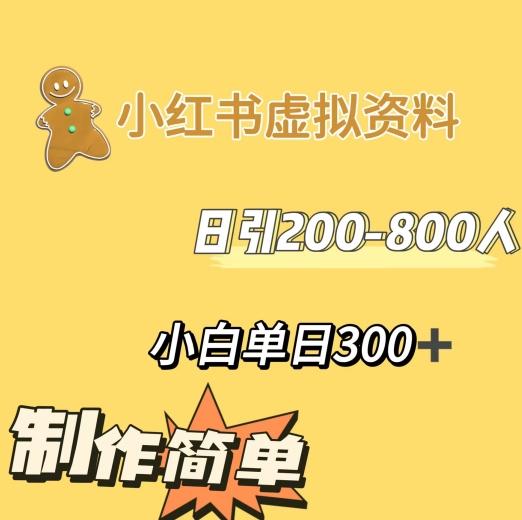 小红书动漫治愈图文的玩法，日引200-800人，小白单日变现300+-大熊网创