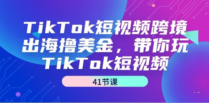 TikTok短视频跨境出海撸美金，带你玩TikTok短视频(41节课)-网创星球