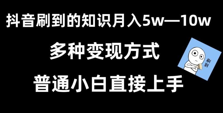 抖音刷到的知识，每天只需2小时，日入2000+，暴力变现，普通小白直接上手【揭秘】-大熊网创