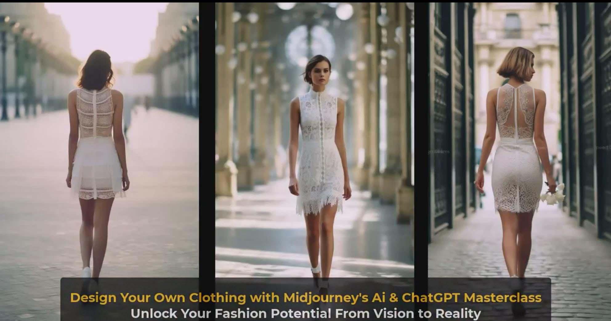 图片[2]-利用 Midjourneys Ai 人工智能设计自己的服装AI大师班-10节课-中英字幕-大熊网创