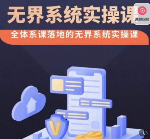 老衲·无界系统实操课，全体系落地无界改版后选择、出价、高投产做付费引流-大熊网创