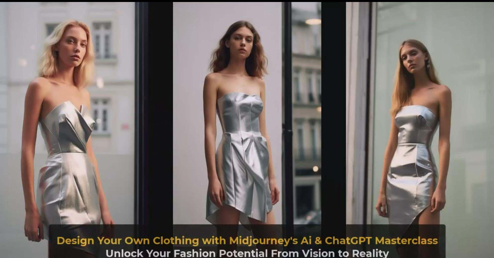 图片[8]-利用 Midjourneys Ai 人工智能设计自己的服装AI大师班-10节课-中英字幕-大熊网创