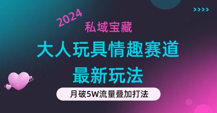 私域宝藏：大人玩具情趣赛道合规新玩法，零投入，私域超高流量成单率高-大熊网创