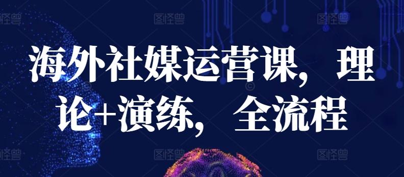 海外社媒运营课，理论+演练，全流程-大熊网创