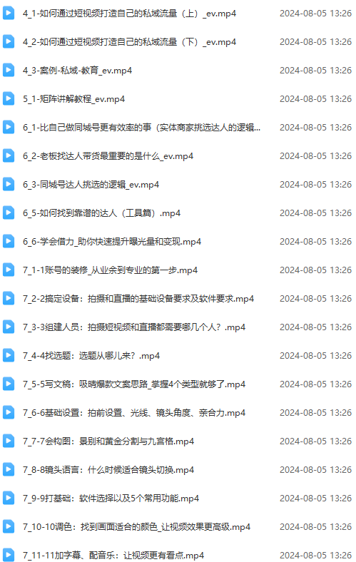 图片[2]-实体店老板获客特训营：认知、定位、文案、矩阵、直播、AI等(72节-大熊网创